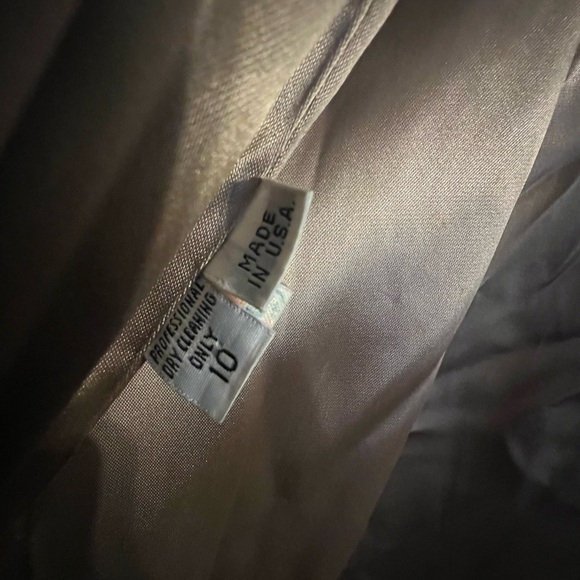 Vintage Calvin Klein Classic Trench Coat Neutral Beige Size 10 - Picture 6 of 7